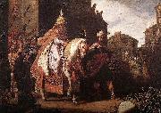 Pieter Lastman Triumph of Mordechai painting